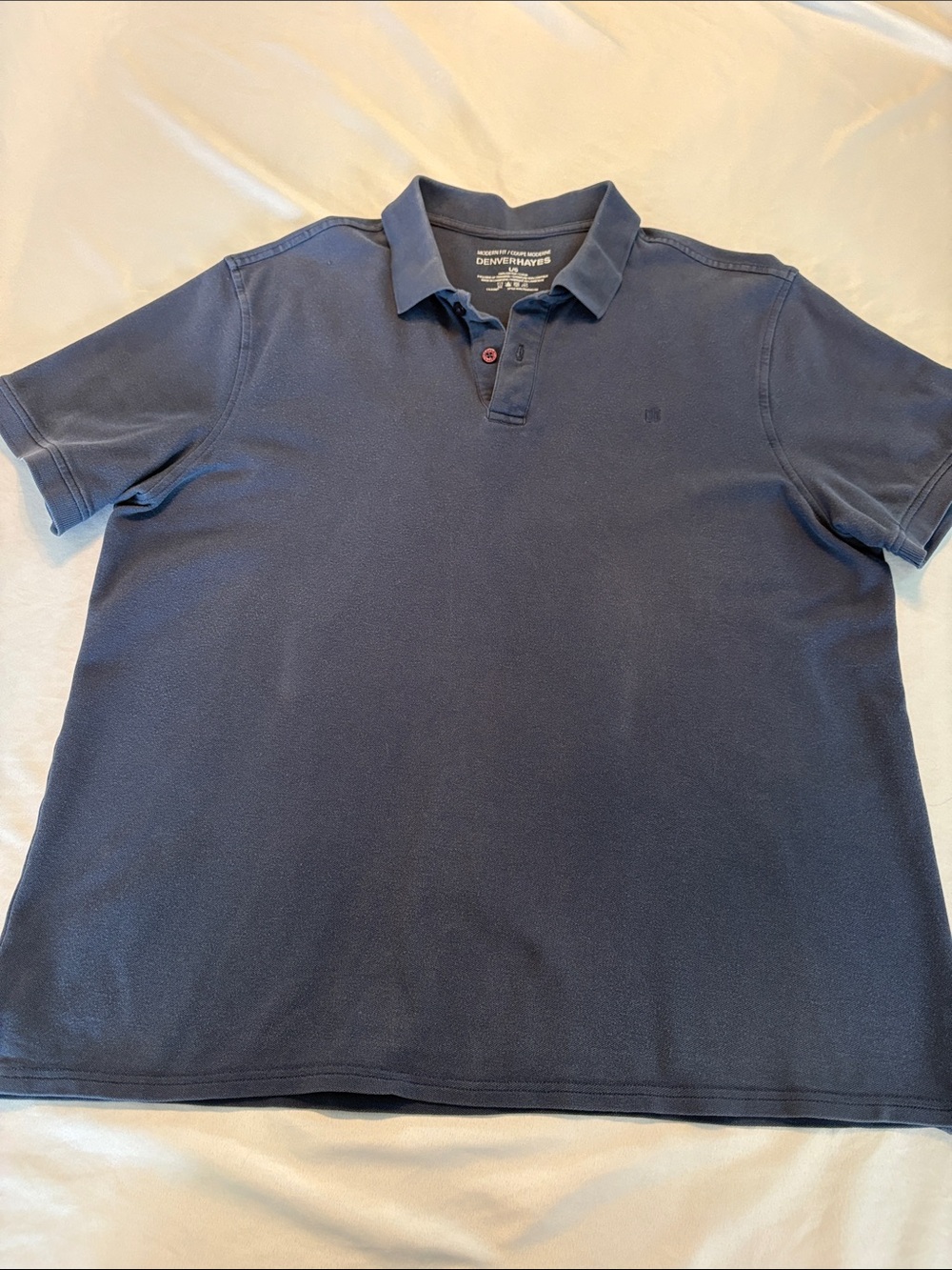 Denver Hayes Men's Dark Blue Polo
